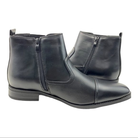 NWOT Vance Co. Alex Chelsea Men Black Boot Size 8 - Picture 2 of 10